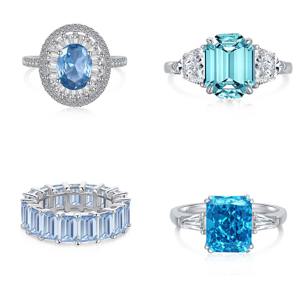 S925 BLUE SEA / / RING