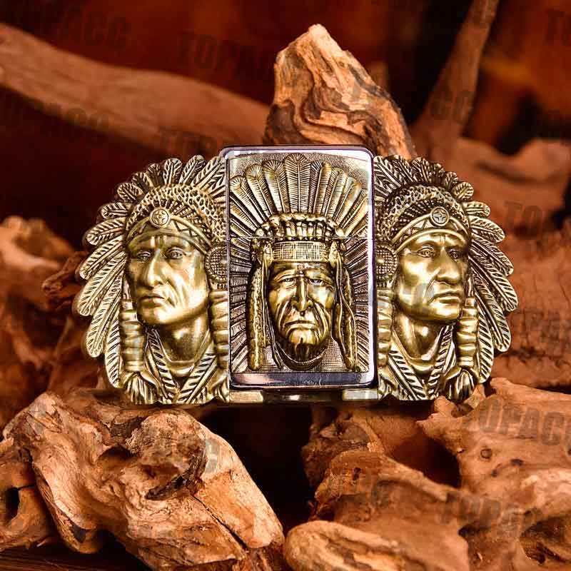 TOPACC Indians Glowing buckle