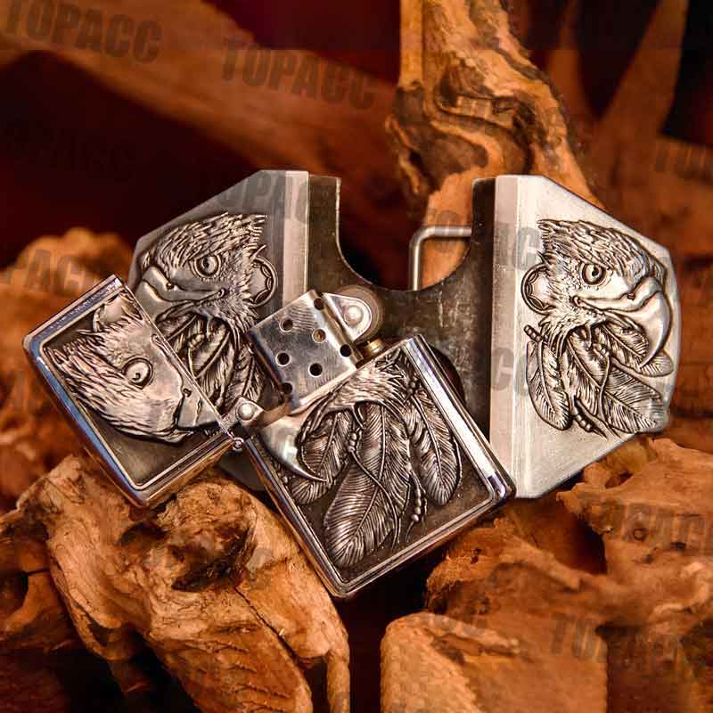 TOPACC Bald Eagle Glowing Buckle