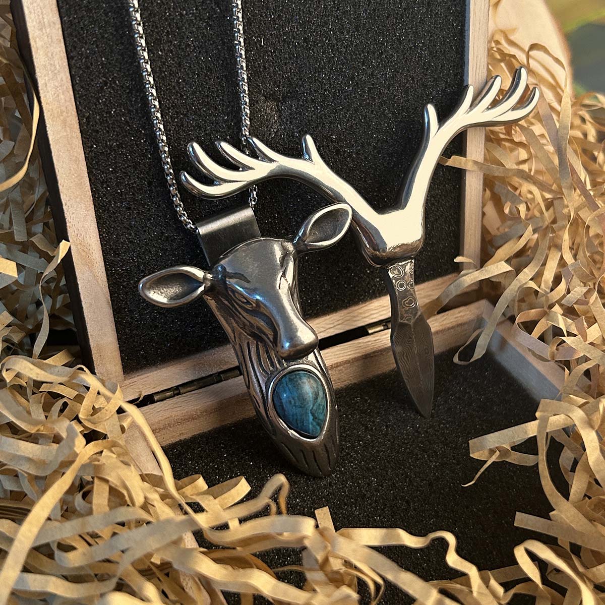 Deer Skull Necklace