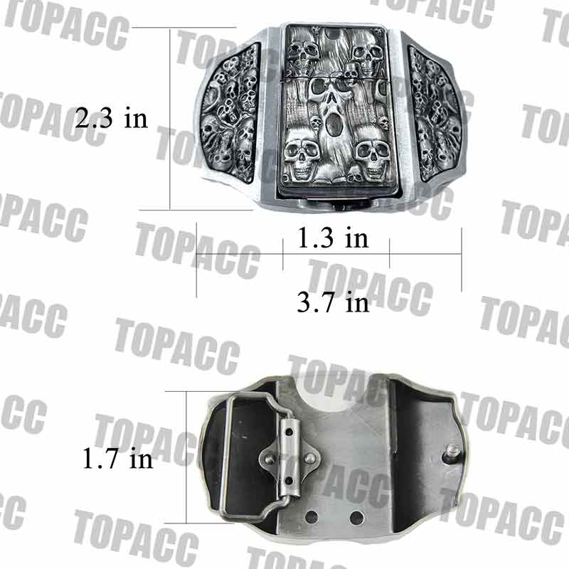 TOPACC Skull Glowing buckle#2