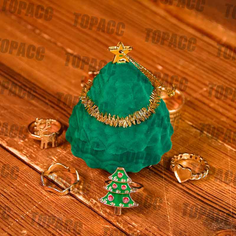 Christmas Ring Set of Six