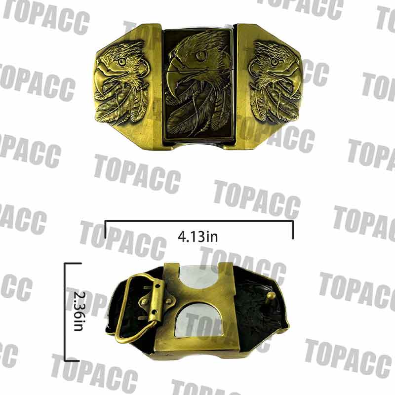 TOPACC Bald Eagle Glowing Buckle