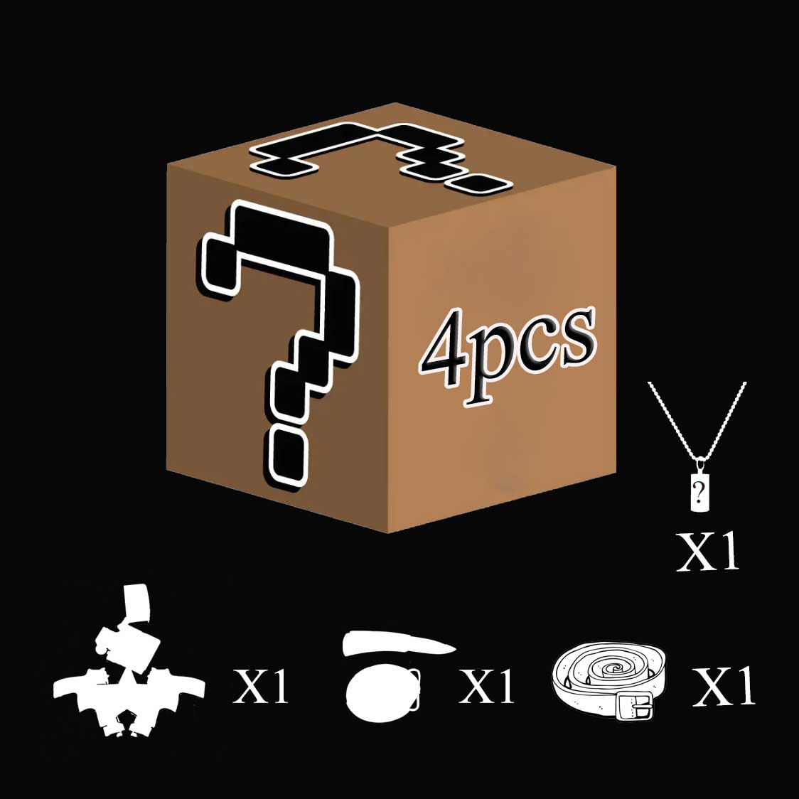 Mystery 1/2/4/8 Pack Belt Defense Set Box