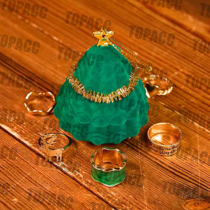 Christmas Ring Set of Six