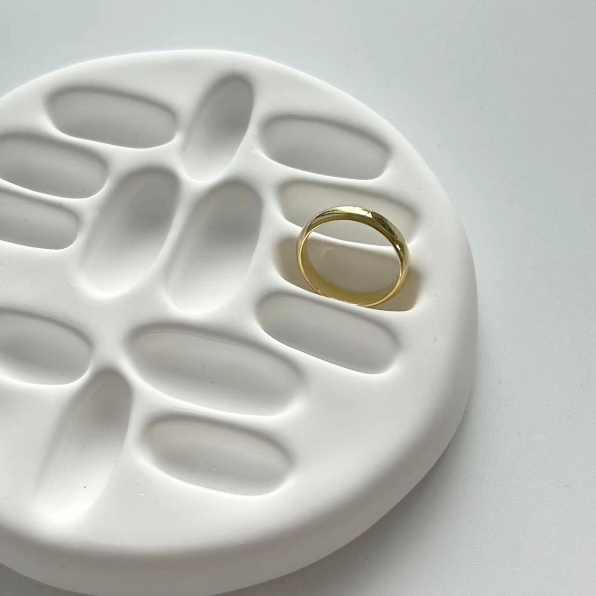 S925 silver, diffractive light couple's ring