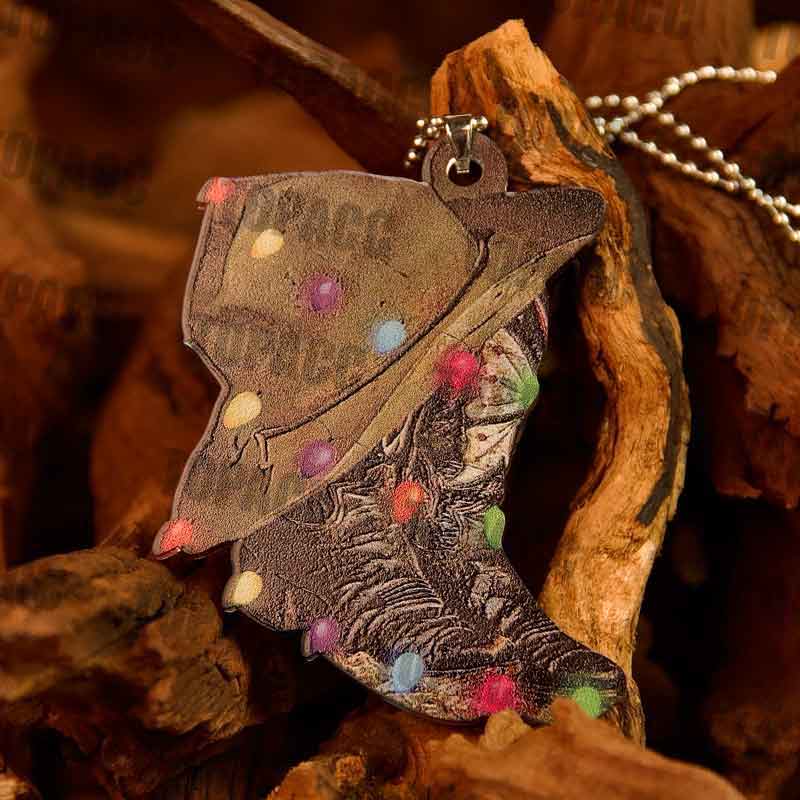 Western Christmas Hanging 6 pcs