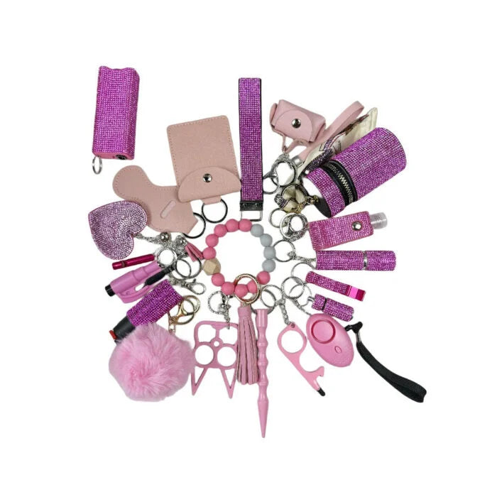 NEW full diamond keychain sets with TZ