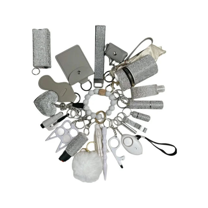 NEW full diamond keychain sets with TZ