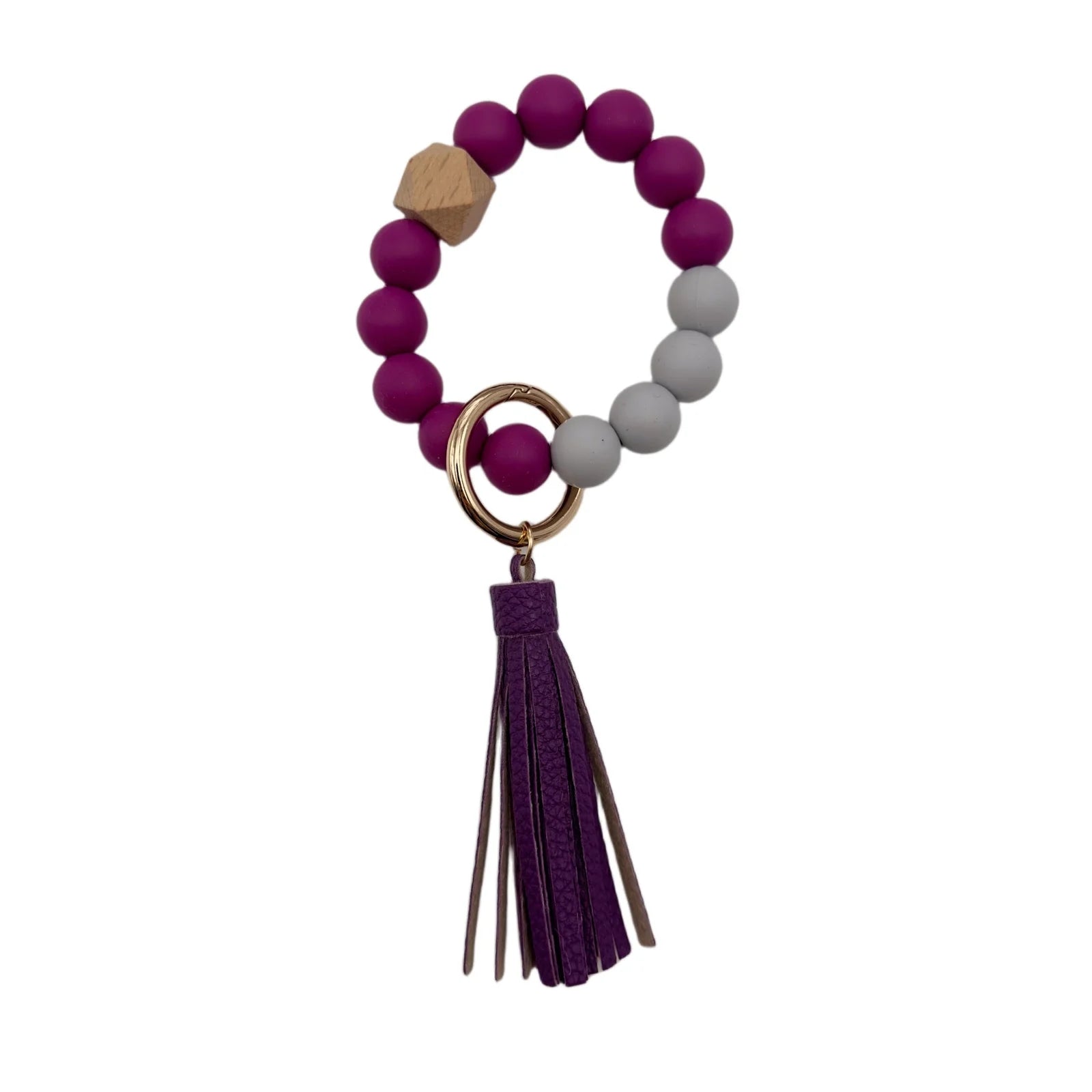 Wristlet Silicone Beaded Bangle Chains