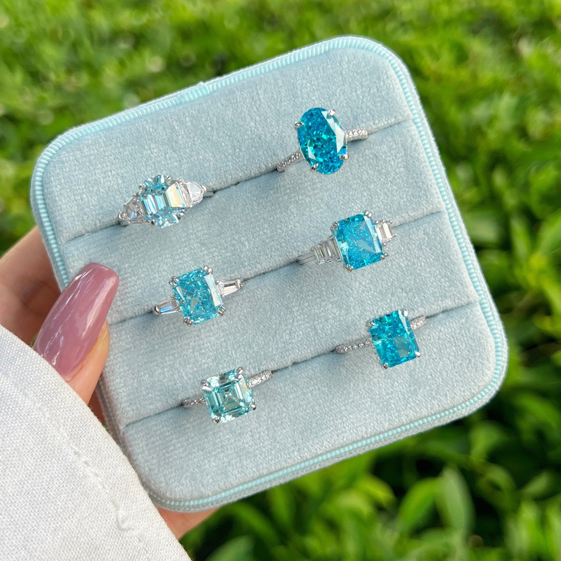 S925 BLUE SEA / / RING