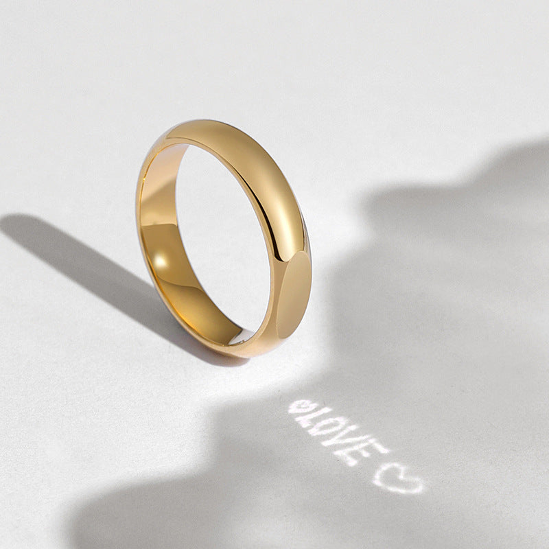 S925 silver, diffractive light couple's ring