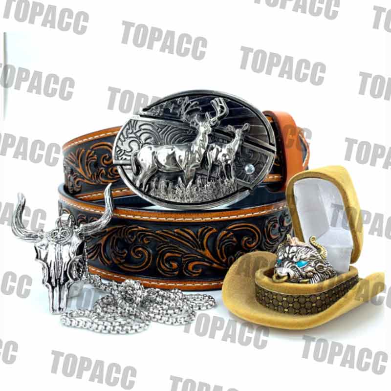 American flag deer set