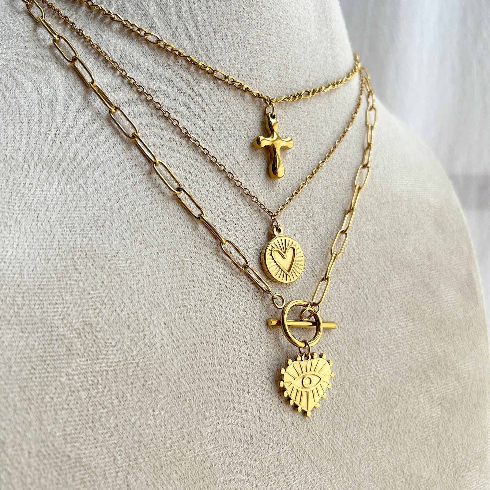 3pcs Elizabeth / / NECKLACE