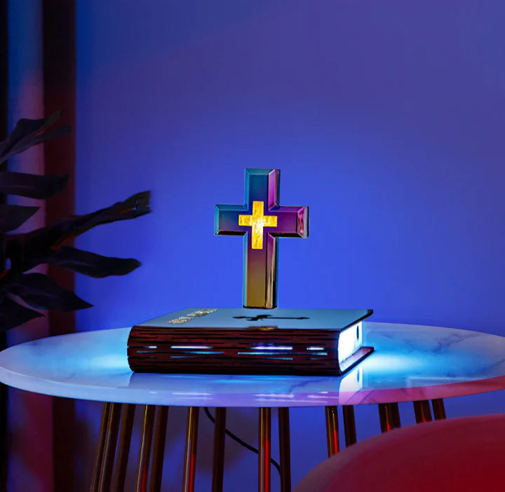 Handmade Levitating Cross