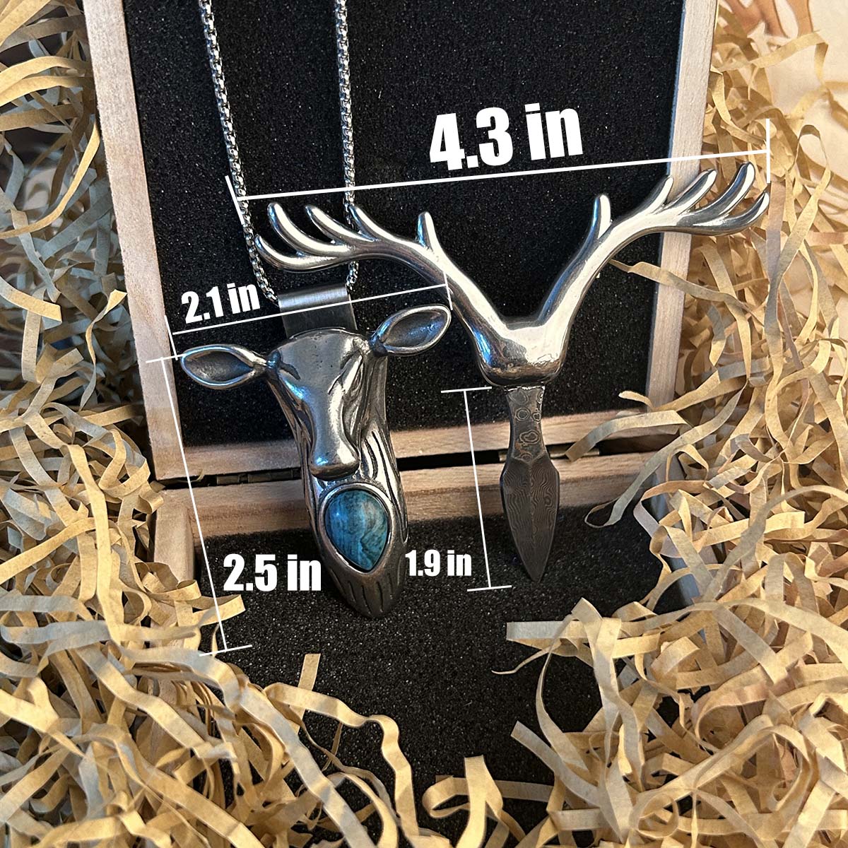 Deer Skull Necklace
