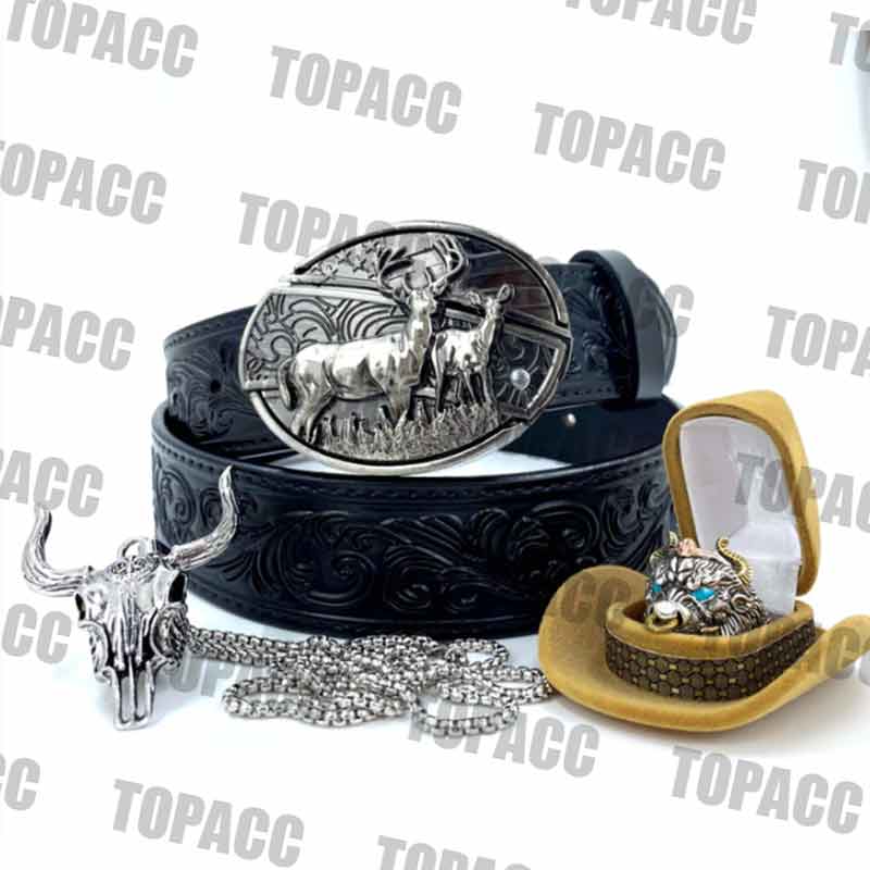 American flag deer set