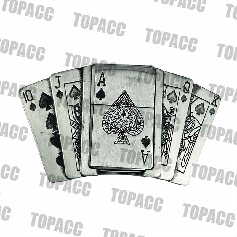 TOPACC Western Poker Glowing Buckle