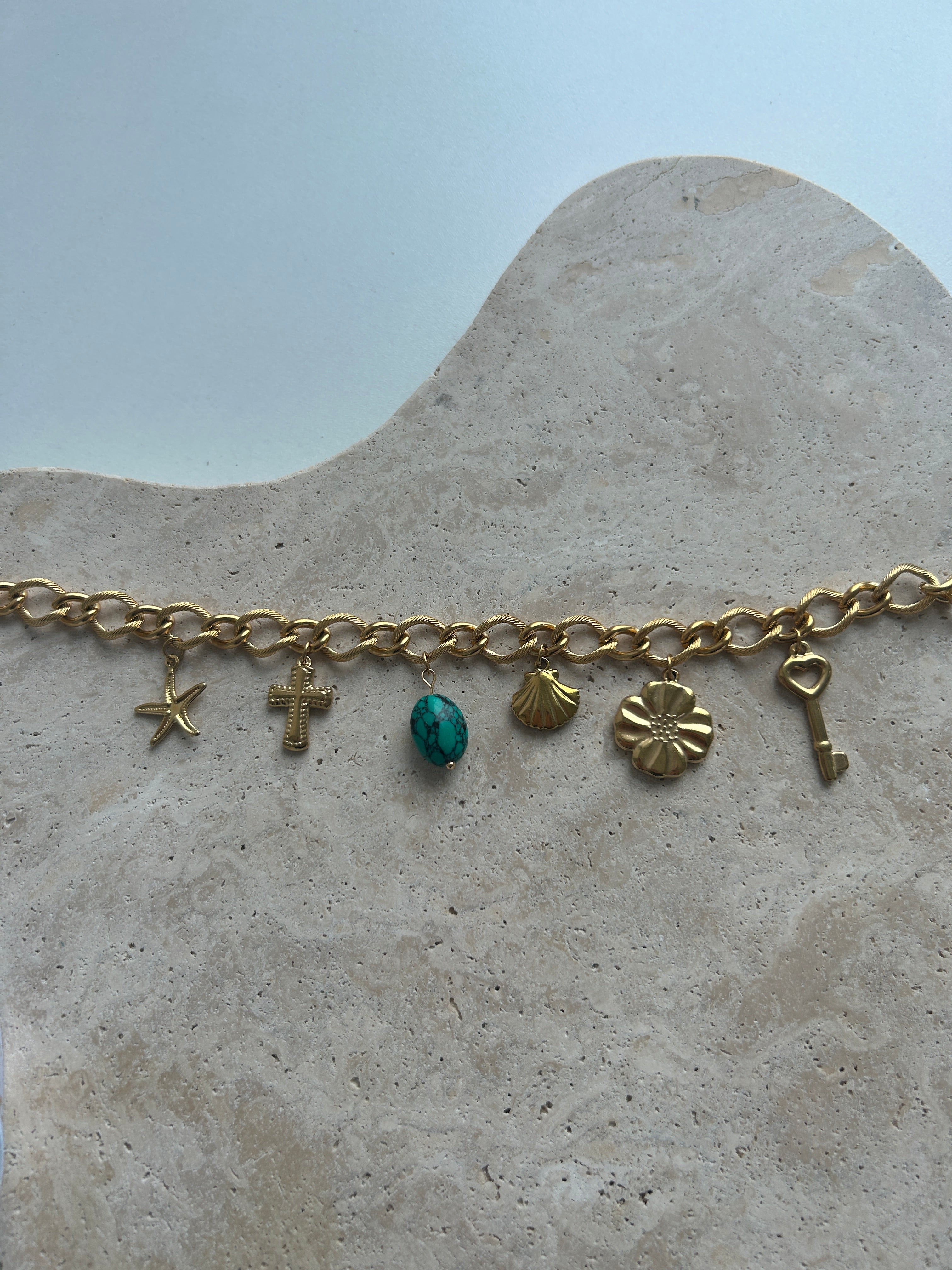 DIY necklace, bracelet, anklet, earrings.