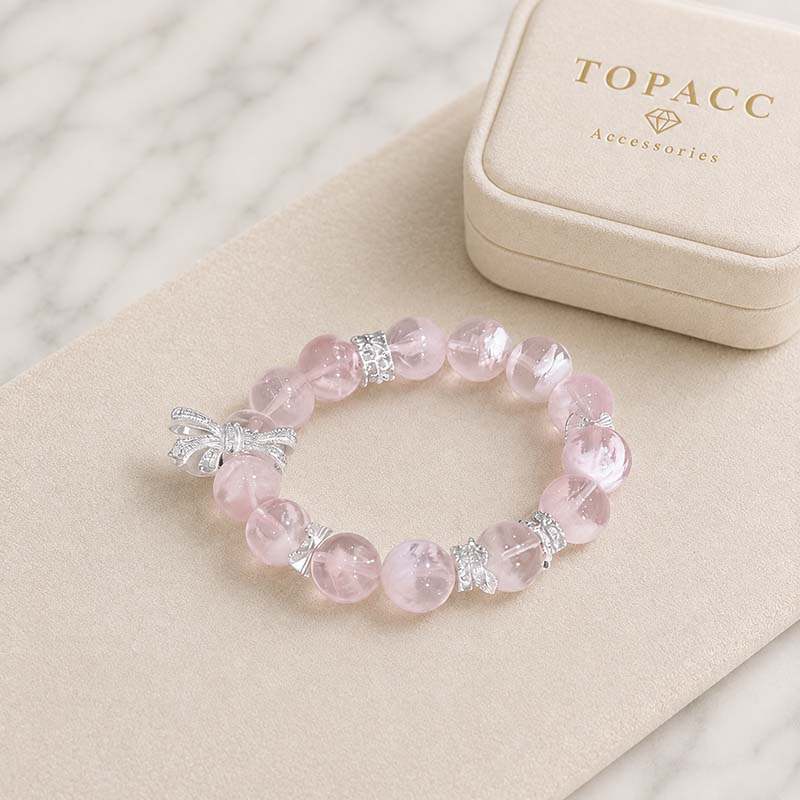 Blush / Bead Bracelet